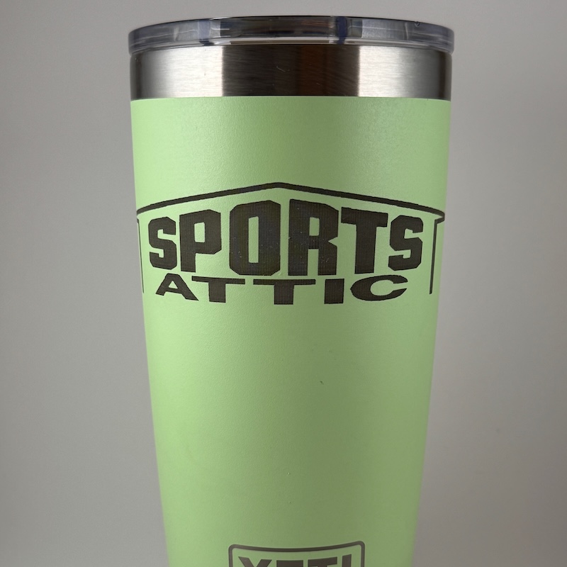 Engraved Yeti tumbler